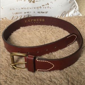 Express Jeans brown leather belt